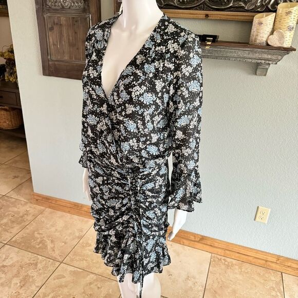 Veronica Beard Sean Silk Floral Mini Dress Size 6 - Picture 14 of 16